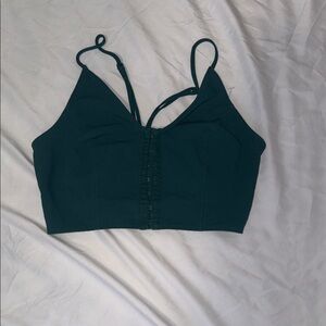 Free People Elegant Teal Camisole with Adjustable Straps small NWOT